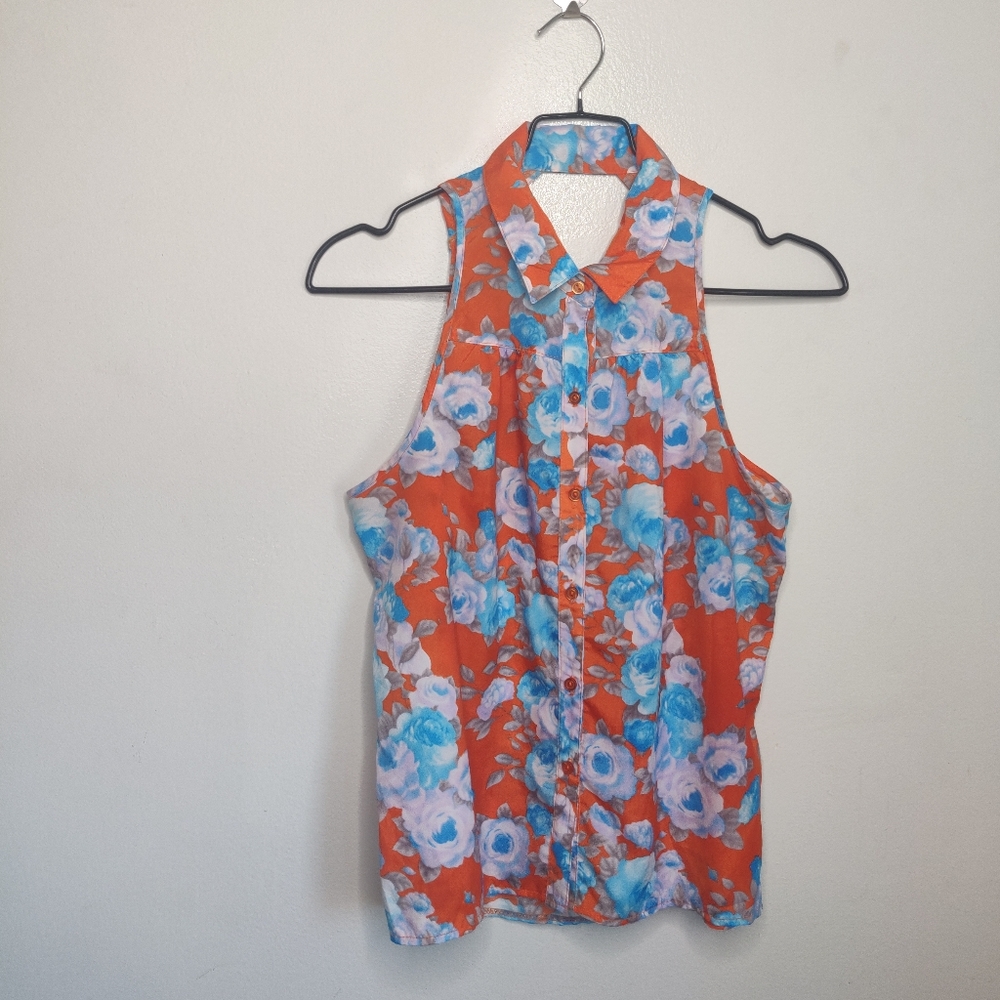 Floral Button up